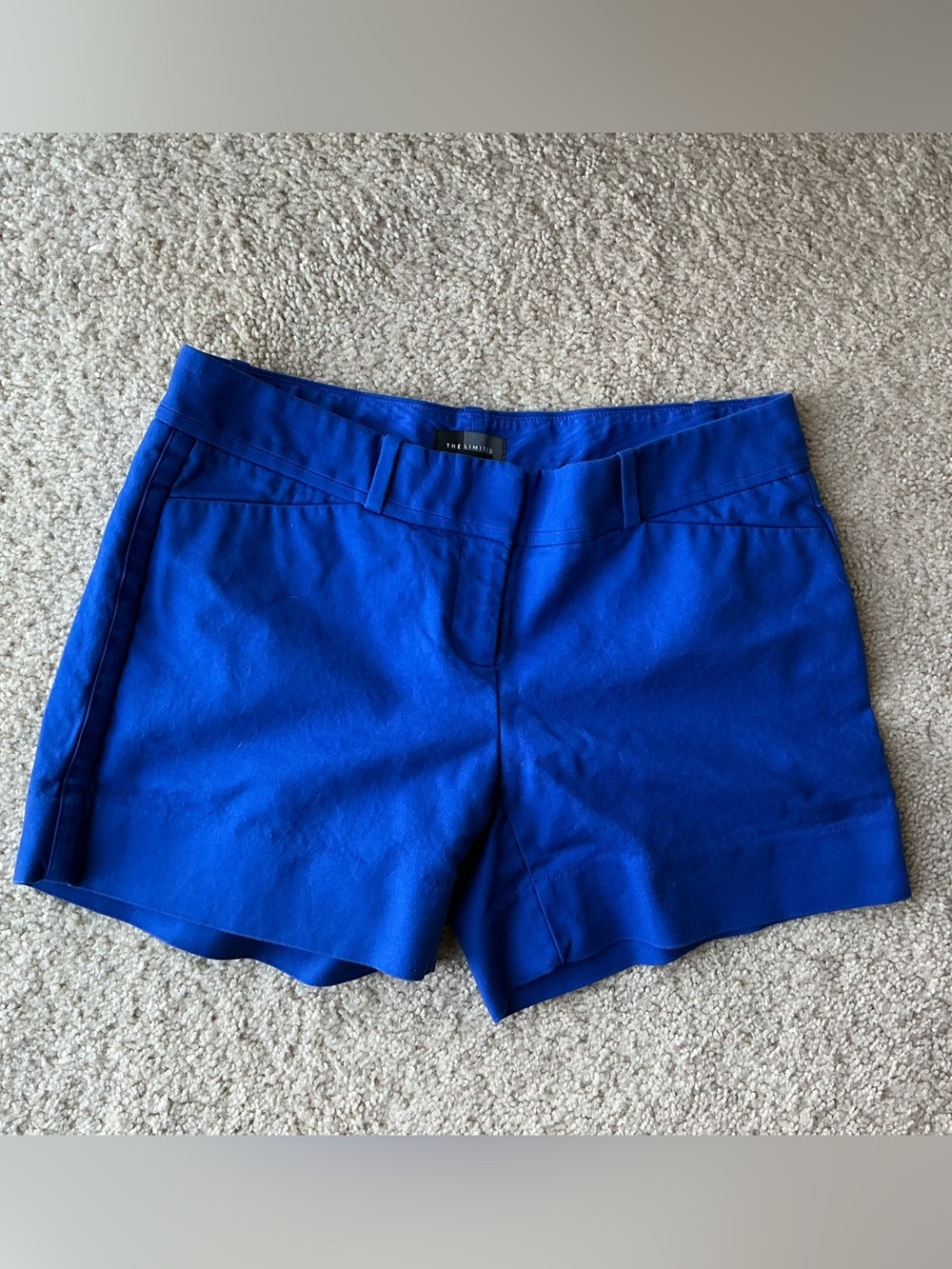 The Limited Women's Royal Blue Tailored Bermuda Shorts